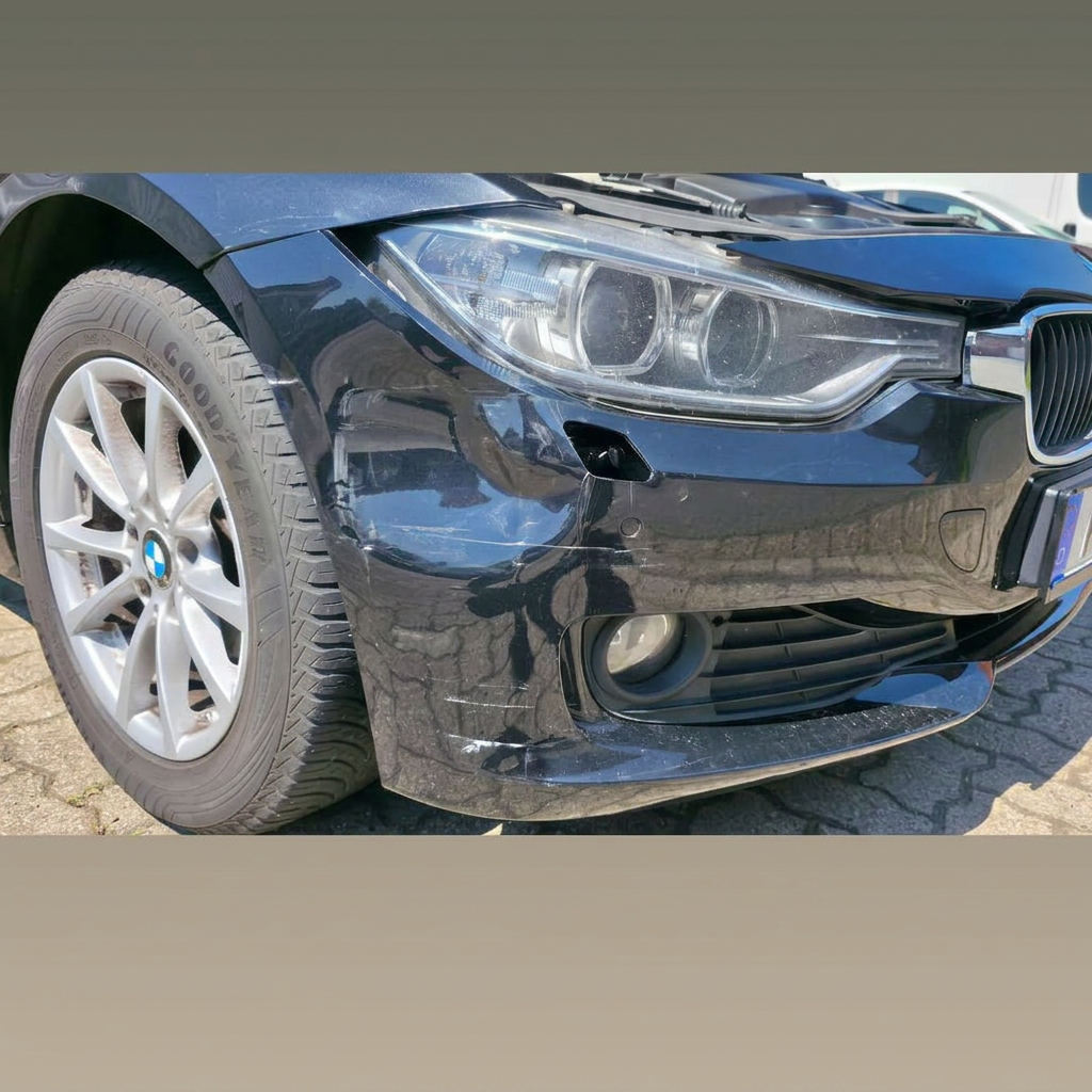 BMW 3er – Frontschaden links – Stoßfänger & Radlauf